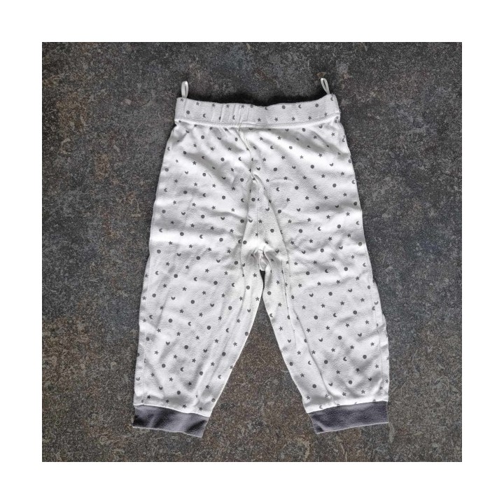 Outlet Suisse – Solderie & Neuf - Pantalon de pyjama blanc Baby Club