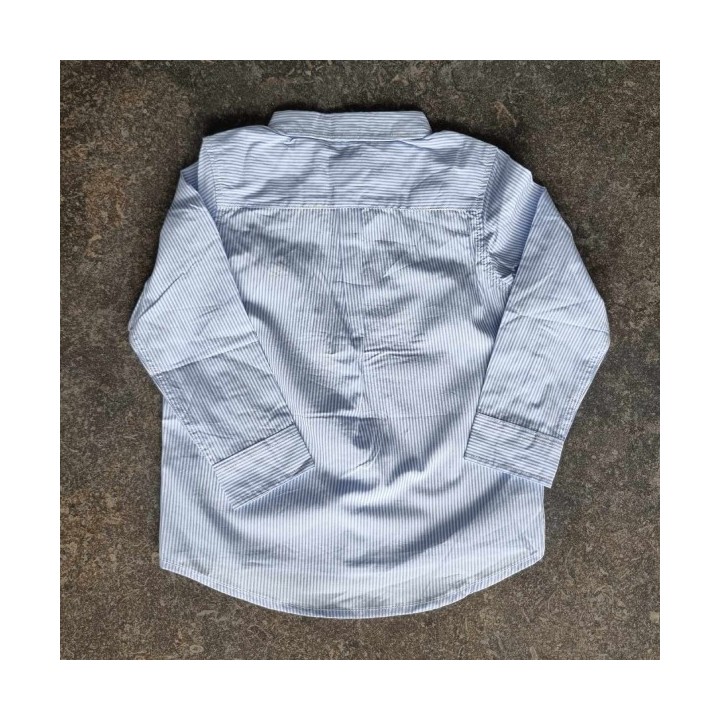 Outlet Suisse – Solderie & Neuf - Chemise blanche bleue Benetton