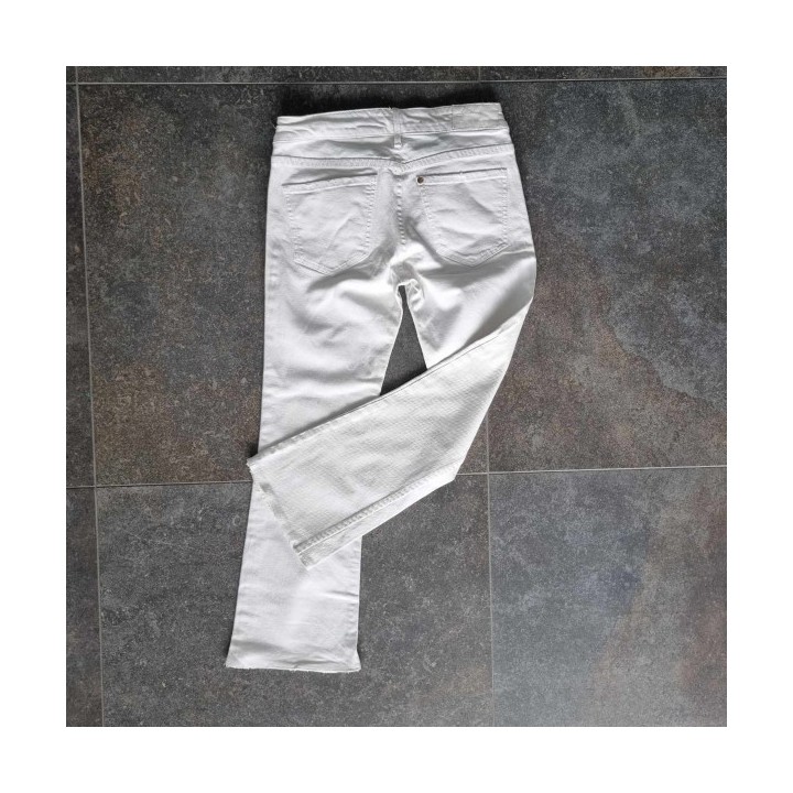 Outlet Suisse – Solderie & Neuf - Jeans blanc patte d'eph Denim