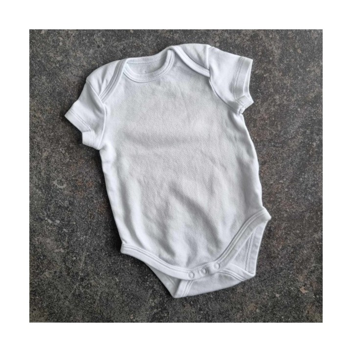 Outlet Suisse – Solderie & Neuf - Body blanc manches courtes