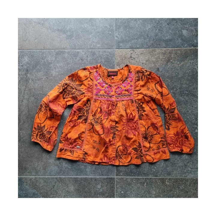 Outlet Suisse – Solderie & Neuf - Chemisier orange Catimini