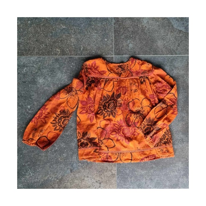 Outlet Suisse – Solderie & Neuf - Chemisier orange Catimini