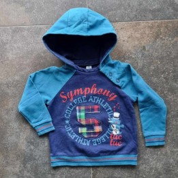 Outlet Suisse – Solderie & Neuf - Sweat à capuche bleu Tuc Tuc