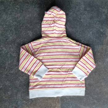 Outlet Suisse – Solderie & Neuf - Sweat à capuche blanc rayé Campus Ba