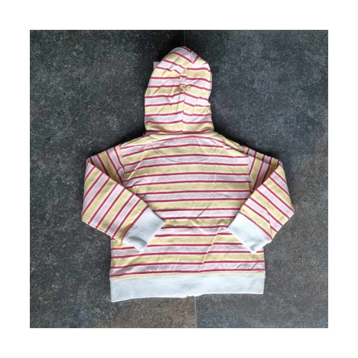 Outlet Suisse – Solderie & Neuf - Sweat à capuche blanc rayé Campus Ba