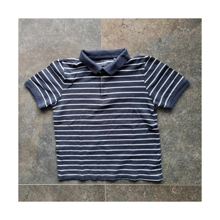 Outlet Suisse – Solderie & Neuf - Polo bleu rayé blanc Manor