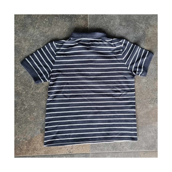 Outlet Suisse – Solderie & Neuf - Polo bleu rayé blanc Manor