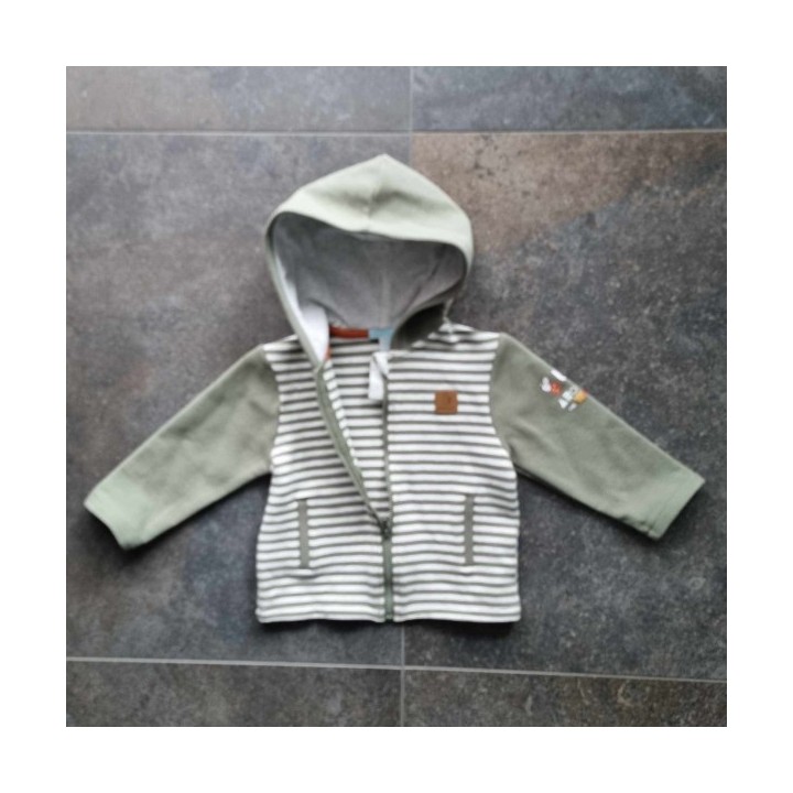 Outlet Suisse – Solderie & Neuf - Sweat à capuche vert Obaïbi