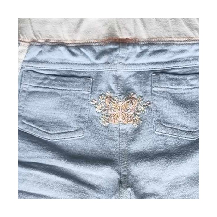 Outlet Suisse – Solderie & Neuf - Pantalon style sport bleu Smile