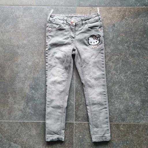 Outlet Suisse – Solderie & Neuf - Pantalon jeans gris Hello Kitty