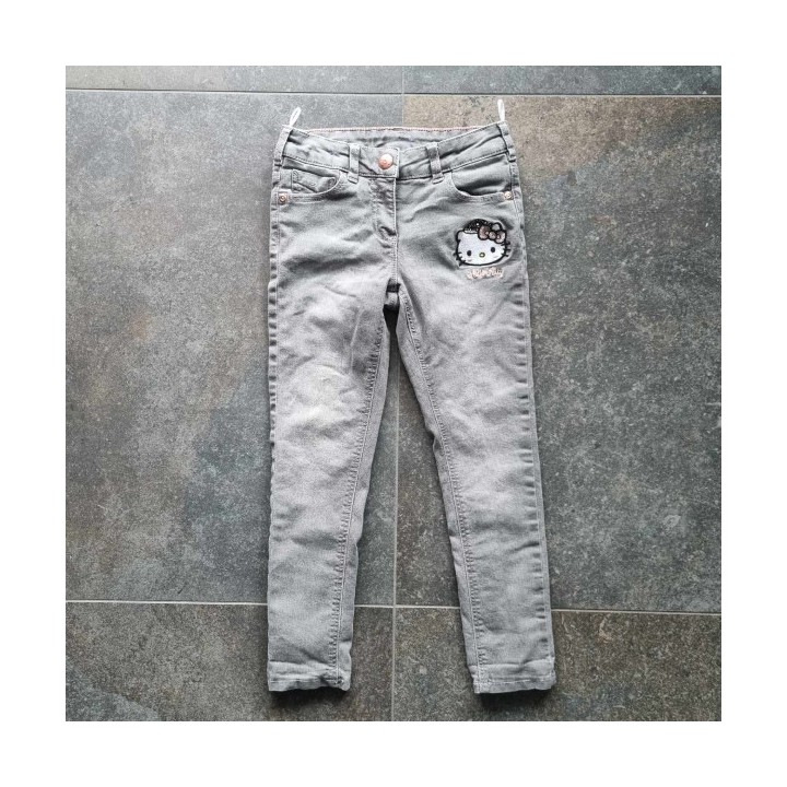 Outlet Suisse – Solderie & Neuf - Pantalon jeans gris Hello Kitty