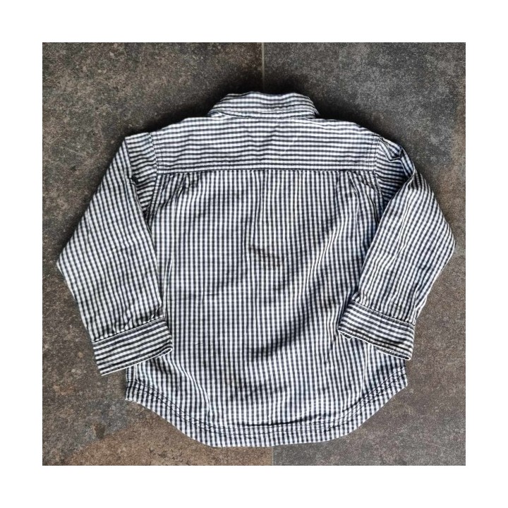Outlet Suisse – Solderie & Neuf - Chemise carreaux noir blanc S.Oliver