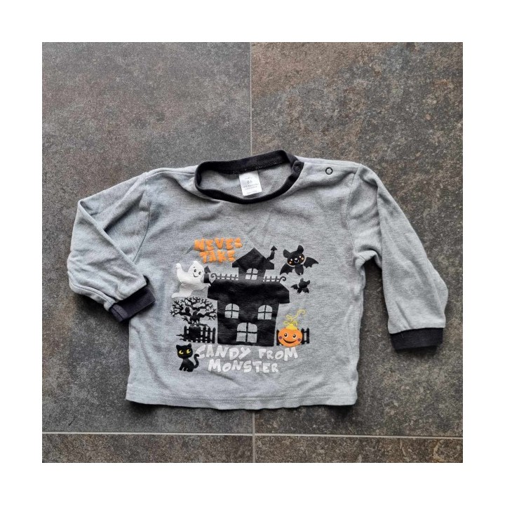 Outlet Suisse – Solderie & Neuf - T-shirt gris Halloween
