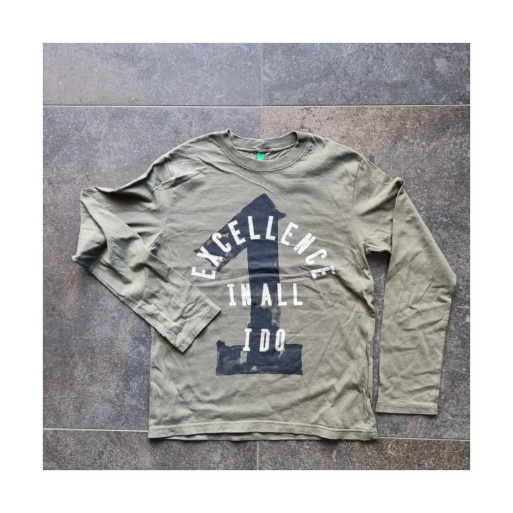 Outlet Suisse – Solderie & Neuf - T-shirt kaki Exellence Benetton