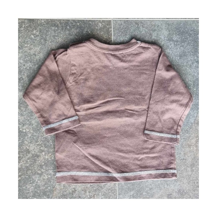 Outlet Suisse – Solderie & Neuf - T-shirt brun Fort comme papa Kimbalo
