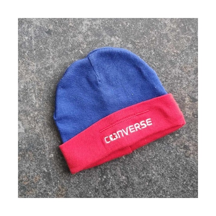 Outlet Suisse – Solderie & Neuf - Bonnet Converse Bleu et rouge