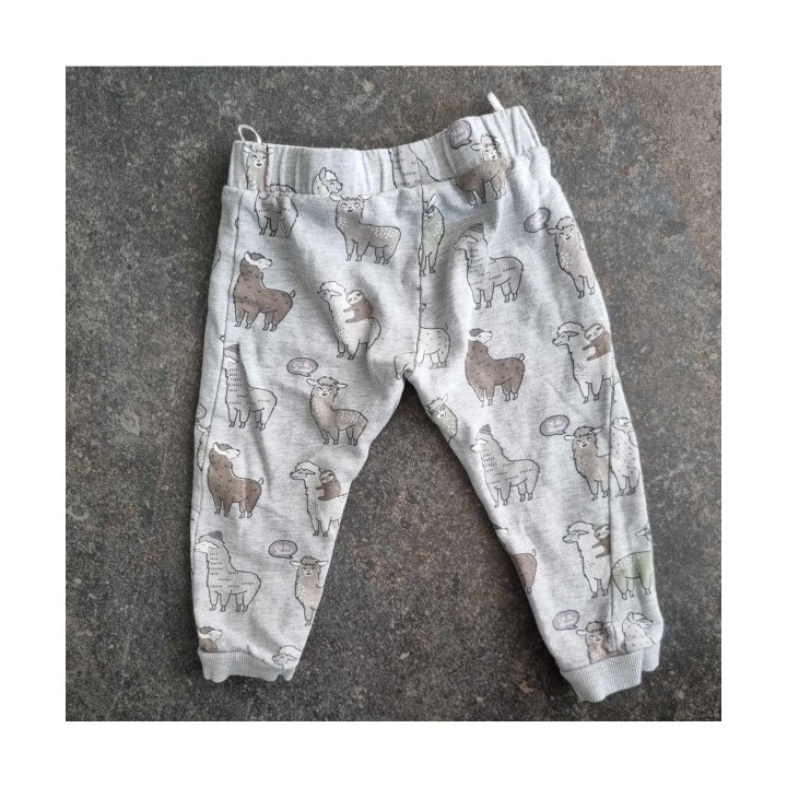 Outlet Suisse – Solderie & Neuf - Bas de pyjama gris lamas C&A