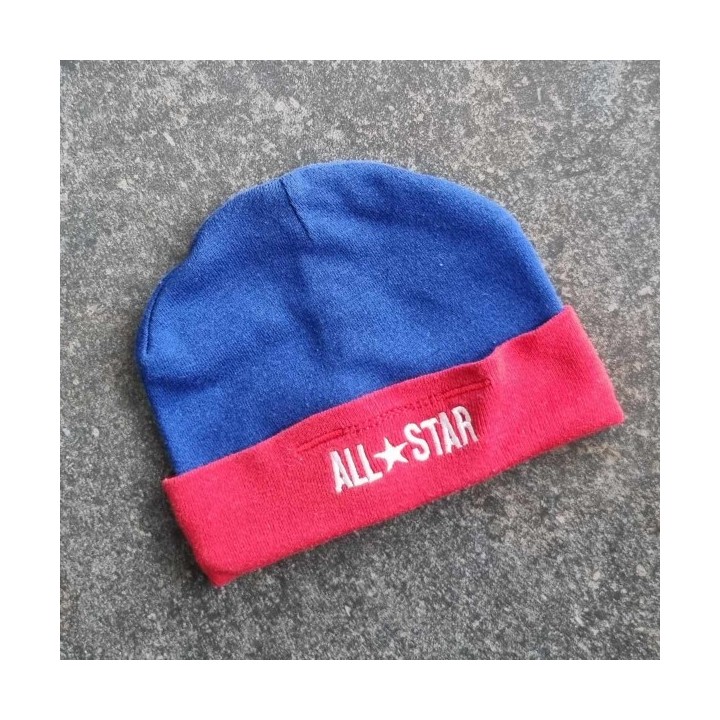 Outlet Suisse – Solderie & Neuf - Bonnet All Star Bleu et rouge