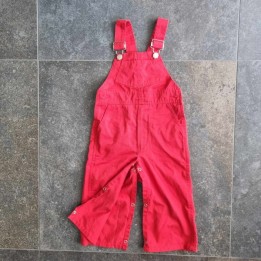 Outlet Suisse – Solderie & Neuf -  Salopette jeans rouge