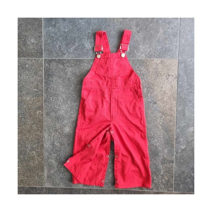 Outlet Suisse – Solderie & Neuf -  Salopette jeans rouge