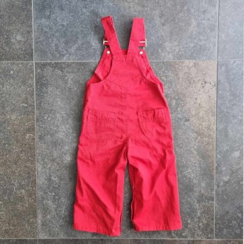 Outlet Suisse – Solderie & Neuf -  Salopette jeans rouge