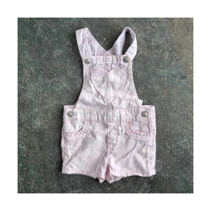 Outlet Suisse – Solderie & Neuf -  Salopette rose points blancs H&M