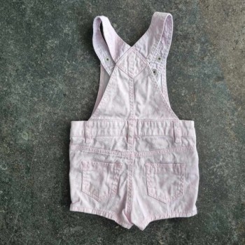 Outlet Suisse – Solderie & Neuf -  Salopette rose points blancs H&M