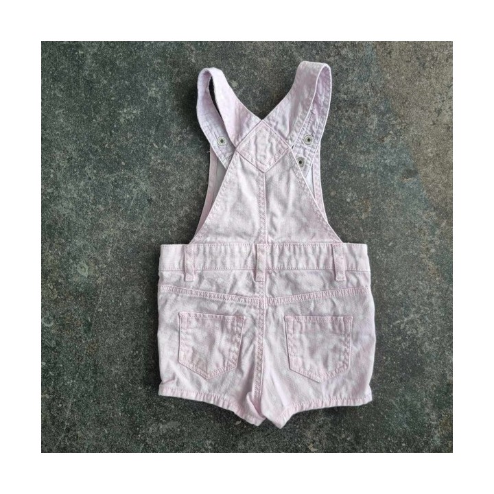 Outlet Suisse – Solderie & Neuf -  Salopette rose points blancs H&M