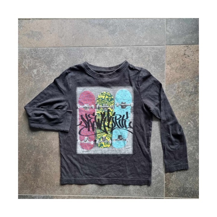 Outlet Suisse – Solderie & Neuf -  T-shirt noir Skate Kiabi