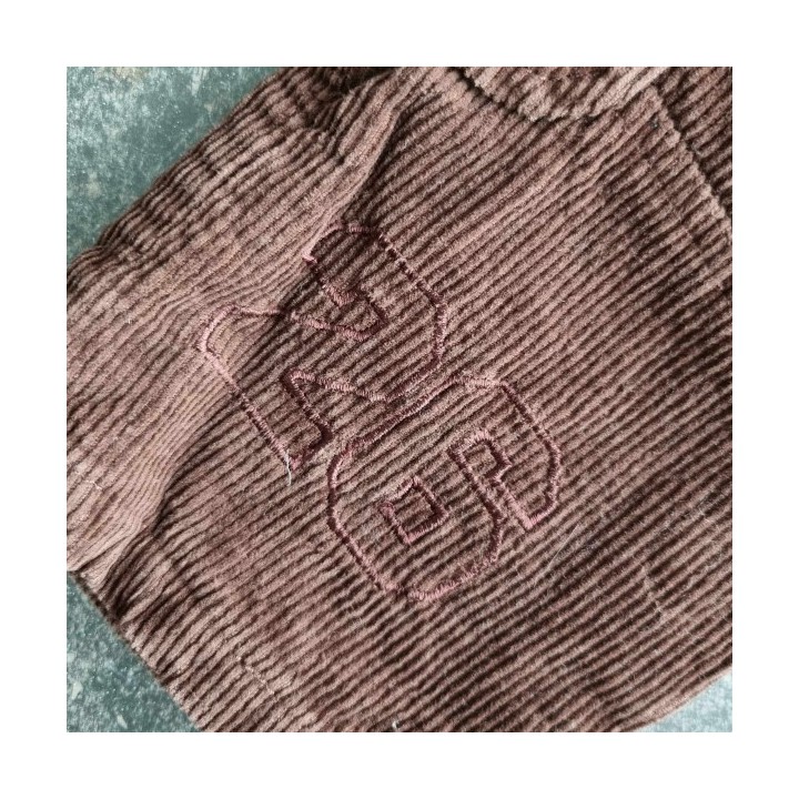 Outlet Suisse – Solderie & Neuf -  Pantalon velours côtelé brun