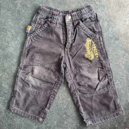 Outlet Suisse – Solderie & Neuf -  Pantalon velours côtelé brun Outfit