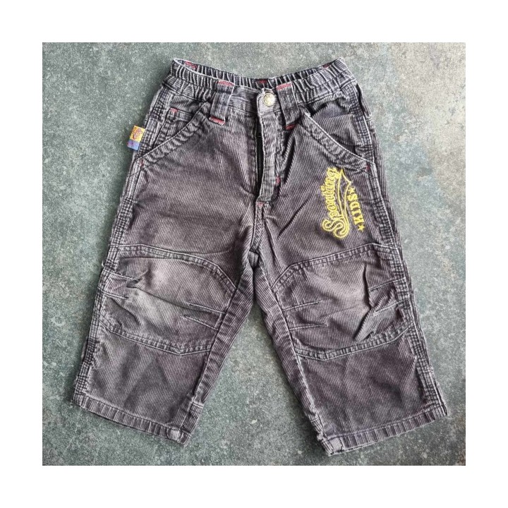 Outlet Suisse – Solderie & Neuf -  Pantalon velours côtelé brun Outfit