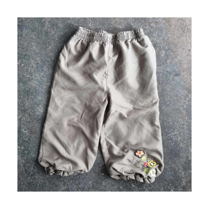 Outlet Suisse – Solderie & Neuf -  Pantalon bouffant en tissus kaki