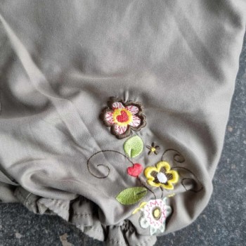 Outlet Suisse – Solderie & Neuf -  Pantalon bouffant en tissus kaki