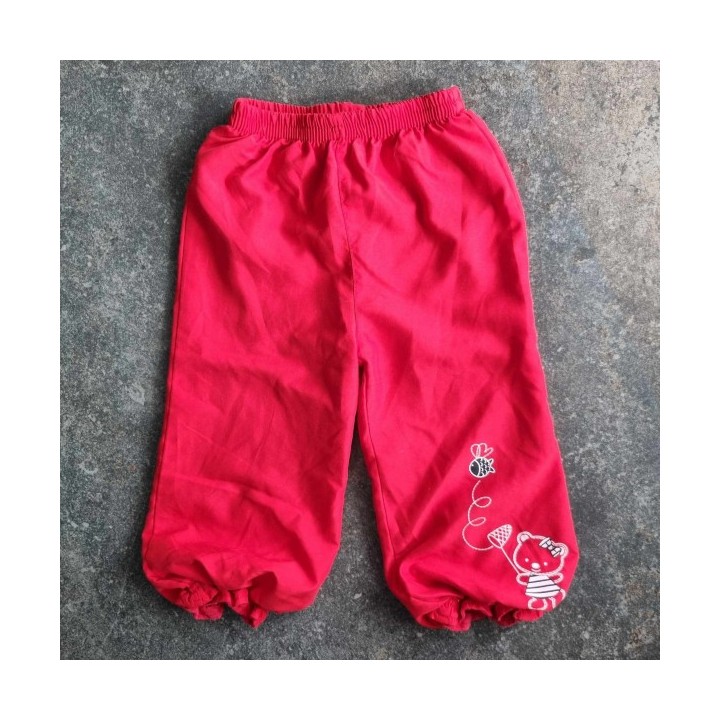 Outlet Suisse – Solderie & Neuf -  Pantalon bouffant en tissus rouge