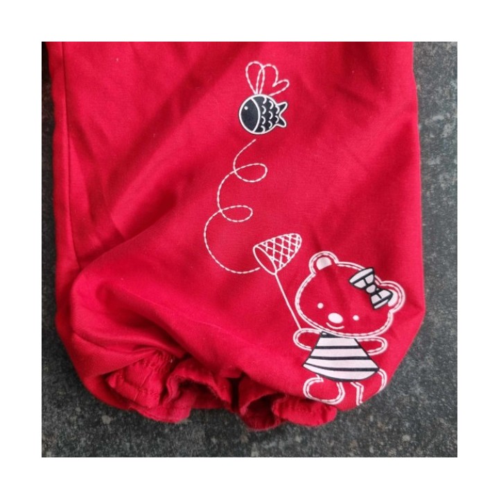 Outlet Suisse – Solderie & Neuf -  Pantalon bouffant en tissus rouge