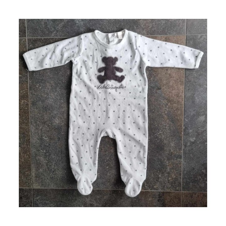 Outlet Suisse – Solderie & Neuf -  Pyjama blanc OUrson LuluCastagnette