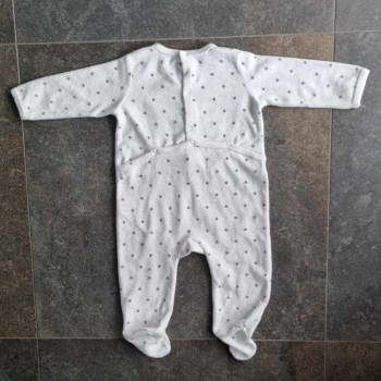 Outlet Suisse – Solderie & Neuf -  Pyjama blanc OUrson LuluCastagnette