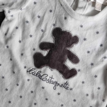 Outlet Suisse – Solderie & Neuf -  Pyjama blanc OUrson LuluCastagnette