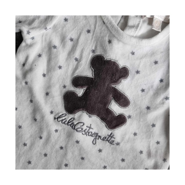 Outlet Suisse – Solderie & Neuf -  Pyjama blanc OUrson LuluCastagnette