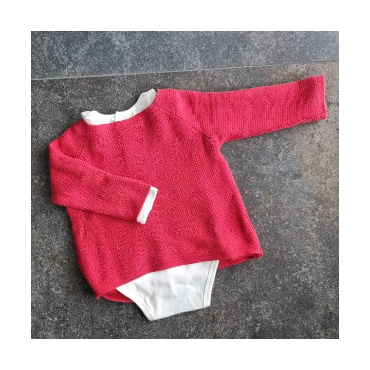Outlet Suisse – Solderie & Neuf - Body robe blanc rouge