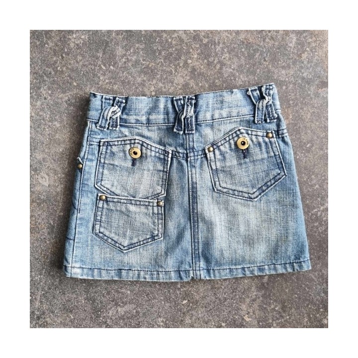 Outlet Suisse – Solderie & Neuf -  Jupe en jeans bleu Evviva