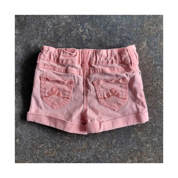Outlet Suisse – Solderie & Neuf - Short jeans rose Kids Graffiti