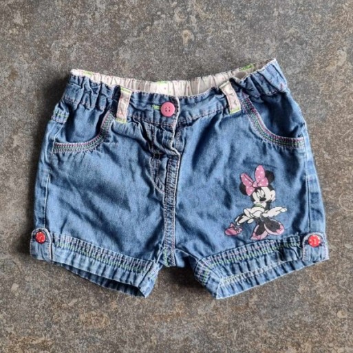 Outlet Suisse – Solderie & Neuf - Short jeans bleu Minnie Disney