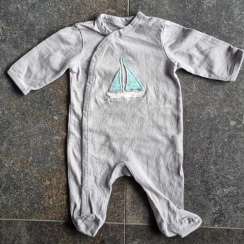 Outlet Suisse – Solderie & Neuf - Pyjama fin gris bateau Kiabi