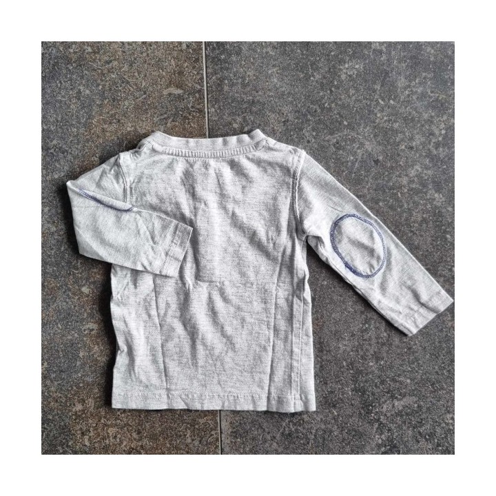 Outlet Suisse – Solderie & Neuf - T-shirt gris manches longues