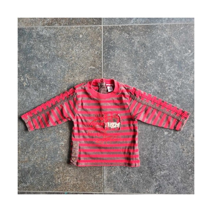 Outlet Suisse – Solderie & Neuf - T-shirt rouge rayé Orchestra