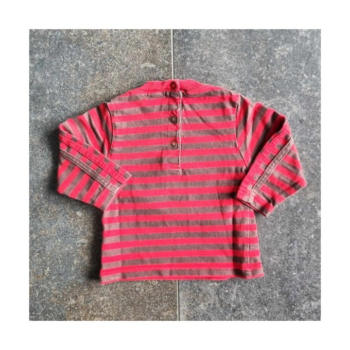 Outlet Suisse – Solderie & Neuf - T-shirt rouge rayé Orchestra