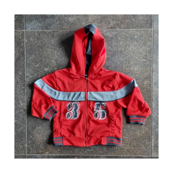 Outlet Suisse – Solderie & Neuf - Veste sportive rouge à capuche