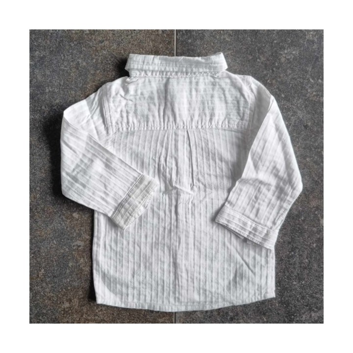 Outlet Suisse – Solderie & Neuf - Chemise blanche rayée Kimbaloo